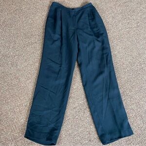 LE Suit executive quality trousers with front darts and elastic waist in back.